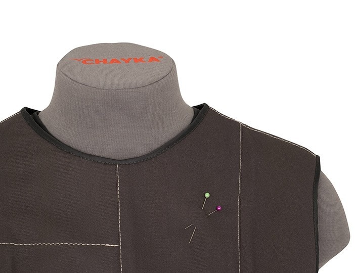 Профессиональный портновский манекен CHAYKA, размер 42, серый c гибким манекеном CHAYKA FlexForm 44 размера