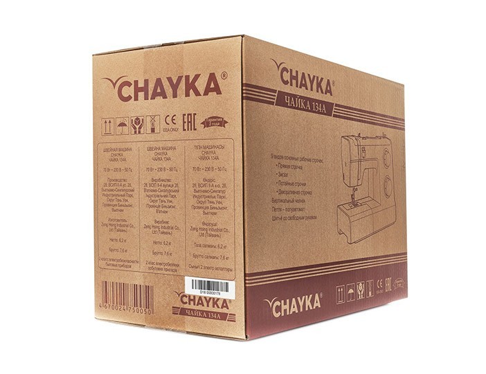 Электромеханическая швейная машина CHAYKA 134А