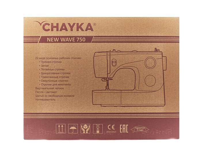 Электромеханическая швейная машина CHAYKA NEW WAVE 750
