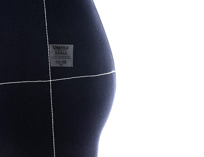 Профессиональный портновский манекен CHAYKA ANNA, размер 44-46, синий
