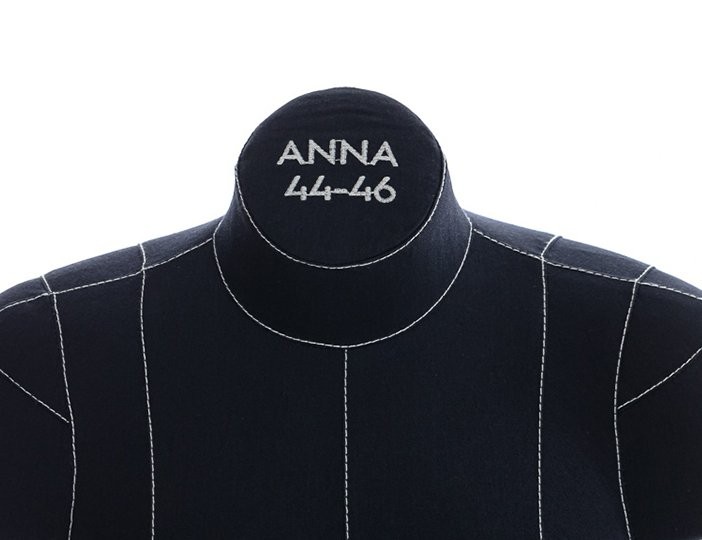 Профессиональный портновский манекен CHAYKA ANNA, размер 44-46, синий