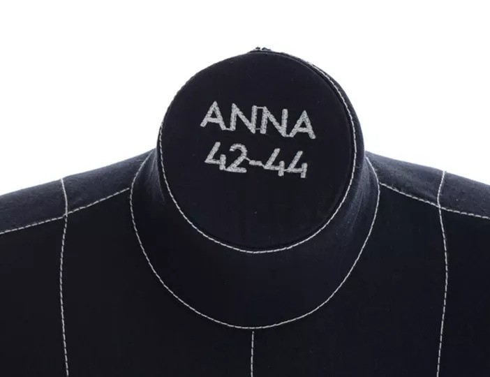 Профессиональный портновский манекен CHAYKA ANNA, размер 42-44, синий